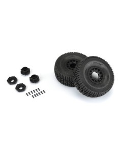1-7 Mirage TT Fr-Rr MT Tires Mtd 17mm Blk Raid (2) 2