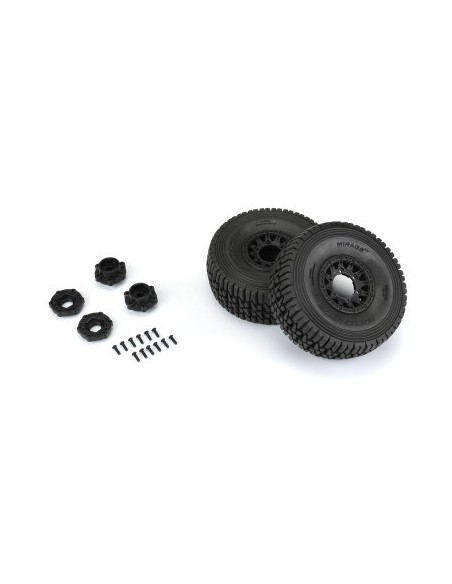 1-7 Mirage TT Fr-Rr MT Tires Mtd 17mm Blk Raid (2)