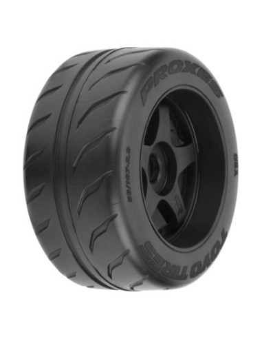 1-7 Toyo Proxes R888R S3 Rear 53-107 2.9" BELTED Mounted 17mm 5-Spoke (2)