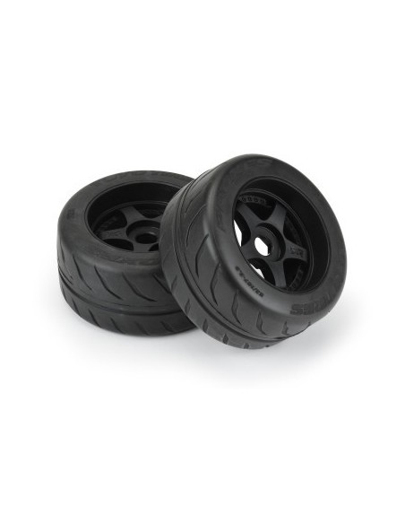1-7 Toyo Proxes R888R S3 Rear 53-107 2.9" BELTED Mounted 17mm 5-Spoke (2)