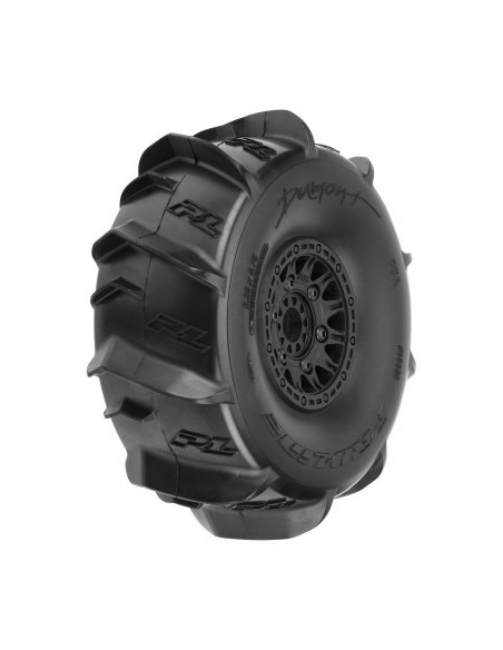 1-7 Dumont Sand-Snow F-R Tires MTD 17mm Black Raid (2): Mojave-UDR