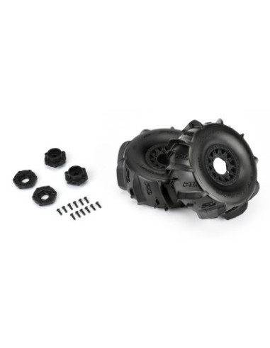1-7 Dumont Sand-Snow F-R Tires MTD 17mm Black Raid (2): Mojave-UDR