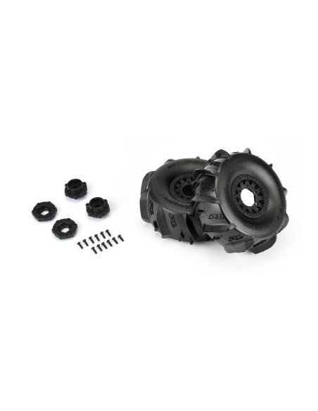 1-7 Dumont Sand-Snow F-R Tires MTD 17mm Black Raid (2): Mojave-UDR