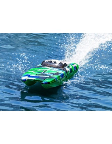 Red-Blue DCB M41 Widebody: Brushless 40" Race Boat with TQi™ Traxxas Link™ Enabled 2.4GHz Radio System & Traxxas Stabil