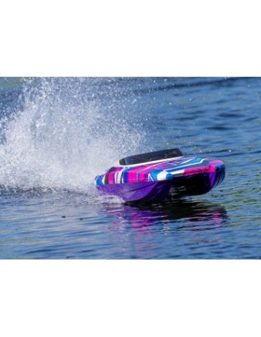 copia de GREEN-BLUE DCB M41 Widebody: Brushless 40" Race Boat with TQi™ Traxxas Link™ Enabled 2.4GHz Radio System & Traxxas