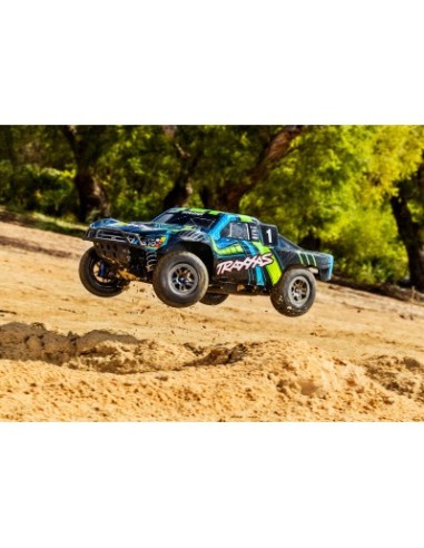 Green Slash® 4X4 Ultimate: 1-10 Scale 4WD Brushless Short Course Truck with TQi™ Radio System Traxxas Link™ Wireless M