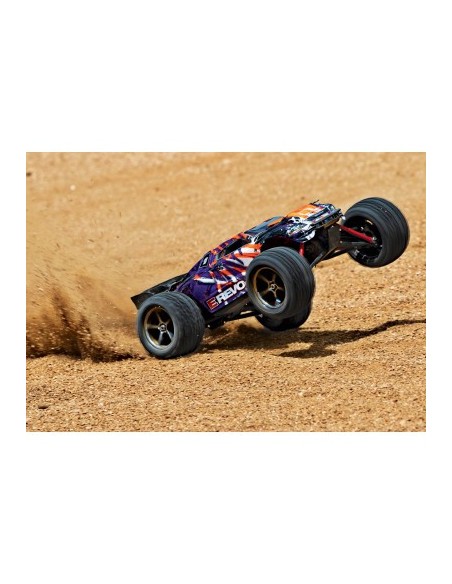 Blue E-Revo® VXL: 1-16-Scale 4WD Brushless Monster Truck with TQi™ Traxxas Link™ Enabled 2.4GHz Radio System & Traxxas S