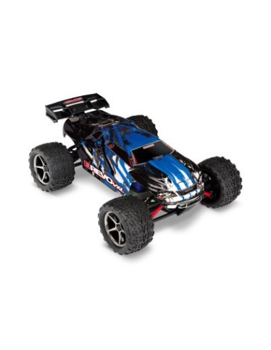 Blue E-Revo® VXL: 1-16-Scale 4WD Brushless Monster Truck with TQi™ Traxxas Link™ Enabled 2.4GHz Radio System & Traxxas S