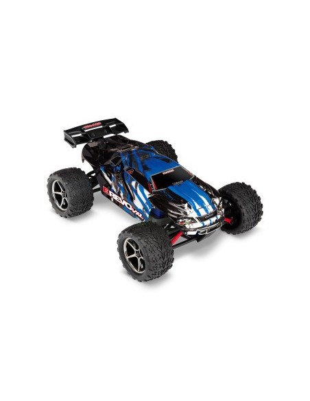 Blue E-Revo® VXL: 1-16-Scale 4WD Brushless Monster Truck with TQi™ Traxxas Link™ Enabled 2.4GHz Radio System & Traxxas S
