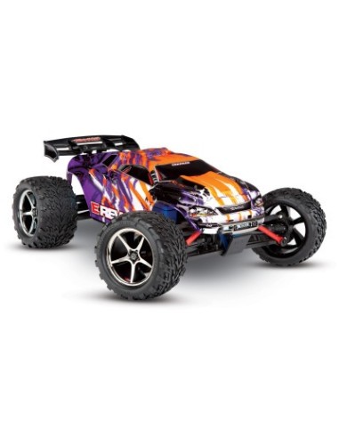 Blue E-Revo® VXL: 1-16-Scale 4WD Brushless Monster Truck with TQi™ Traxxas Link™ Enabled 2.4GHz Radio System & Traxxas S