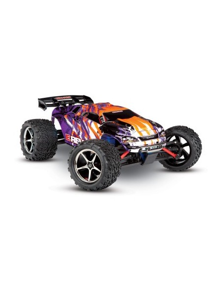 Blue E-Revo® VXL: 1-16-Scale 4WD Brushless Monster Truck with TQi™ Traxxas Link™ Enabled 2.4GHz Radio System & Traxxas S