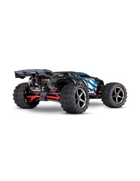 Blue E-Revo® VXL: 1-16-Scale 4WD Brushless Monster Truck with TQi™ Traxxas Link™ Enabled 2.4GHz Radio System & Traxxas S