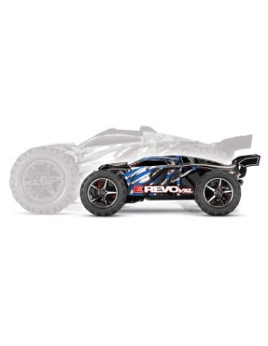 Blue E-Revo® VXL: 1-16-Scale 4WD Brushless Monster Truck with TQi™ Traxxas Link™ Enabled 2.4GHz Radio System & Traxxas S