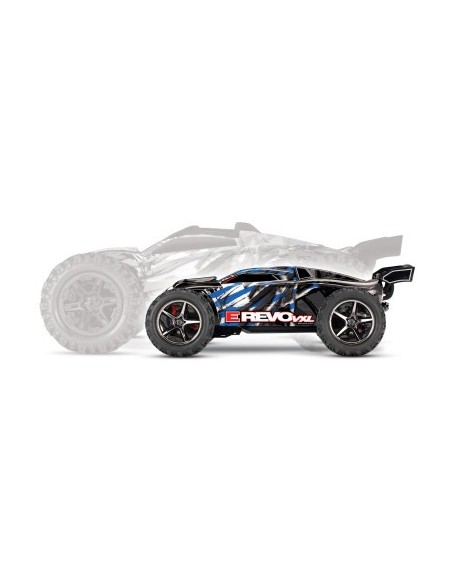Blue E-Revo® VXL: 1-16-Scale 4WD Brushless Monster Truck with TQi™ Traxxas Link™ Enabled 2.4GHz Radio System & Traxxas S