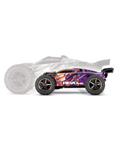 Blue E-Revo® VXL: 1-16-Scale 4WD Brushless Monster Truck with TQi™ Traxxas Link™ Enabled 2.4GHz Radio System & Traxxas S