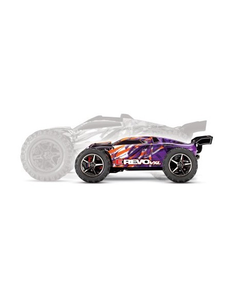 Blue E-Revo® VXL: 1-16-Scale 4WD Brushless Monster Truck with TQi™ Traxxas Link™ Enabled 2.4GHz Radio System & Traxxas S