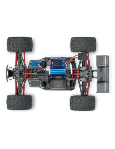 Blue E-Revo® VXL: 1-16-Scale 4WD Brushless Monster Truck with TQi™ Traxxas Link™ Enabled 2.4GHz Radio System & Traxxas S