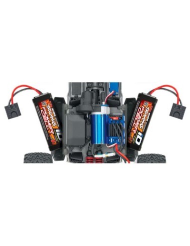Blue E-Revo® VXL: 1-16-Scale 4WD Brushless Monster Truck with TQi™ Traxxas Link™ Enabled 2.4GHz Radio System & Traxxas S