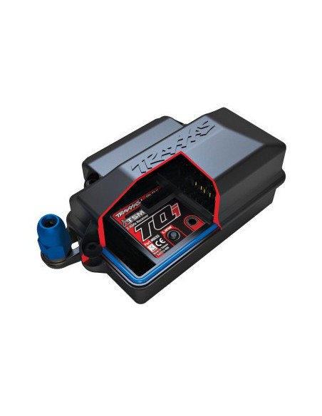 Blue E-Revo® VXL: 1-16-Scale 4WD Brushless Monster Truck with TQi™ Traxxas Link™ Enabled 2.4GHz Radio System & Traxxas S