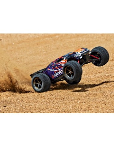 copia de Purple E-Revo® VXL: 1-16-Scale 4WD Brushless Monster Truck with TQi™ Traxxas Link™ Enabled 2.4GHz Radio System & T