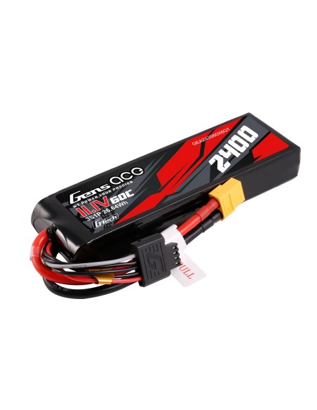 Batería de Lipo Gens ace G-Tech 2400mAh 3S 11.1V 60C con enchufe XT60