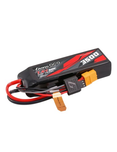 Gens ace G-Tech 3500mAh 2S1P 7.4V 60C Lipo Batería con enchufe XT60