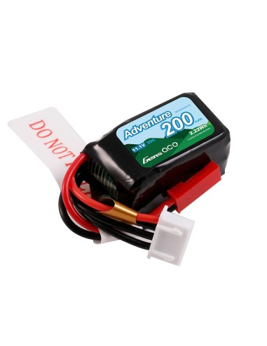 Paquete de batería de Lipo Gens ace 200mAh 11.1V 30C 3S1P con enchufe JST-SYP