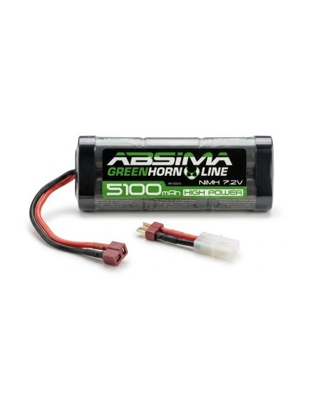 Bateria NiMH 7.2V 5100 (T-Plug + Tamiya Adaptor)