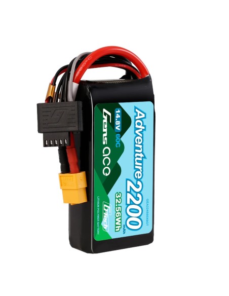 Gens ace G-Tech 2200mAh 4S1P 14.8V 60C Adventure RC coche Lipo Batería