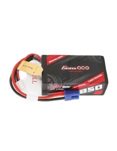 Batería de Gens ace 850mAh 7.4V 2S1P 60C Lipo con enchufe EC2