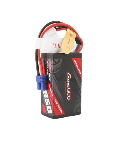 Batería de Gens ace 850mAh 7.4V 2S1P 60C Lipo con enchufe EC2