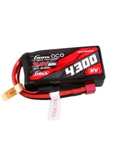 Gens ace G-Tech 4300mAh 3S1P 11.4V 60C Lipo batería con enchufe en T