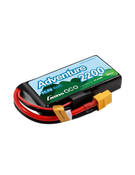 Gens ace Adventure G-Tech 2200mAh 3S1P 11.1V 60C Lipo Batería XT60