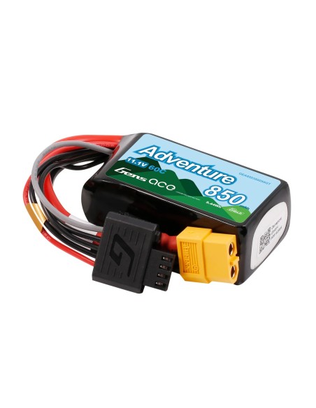 Gens ace Adventure G-Tech 850mAh 3S1P 11.1V 60C Lipo Batería XT60