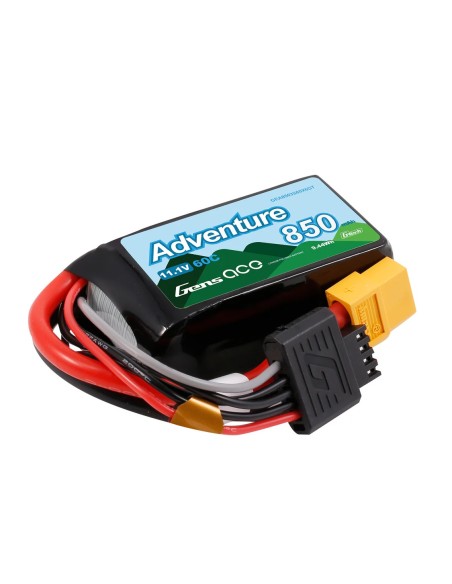 Gens ace Adventure G-Tech 850mAh 3S1P 11.1V 60C Lipo Batería XT60