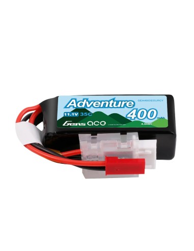 Gens ace 400mAh 3S 35C Lipo Batería con JST-RCY | Aventura | G-Tech