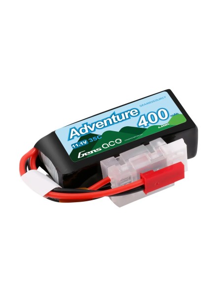 Gens ace 400mAh 3S 35C Lipo Batería con JST-RCY | Aventura | G-Tech