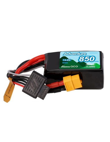 Gens ace G-Tech 850mAh 4S1P 14.8V 60C Adventure RC car Lipo Battery
