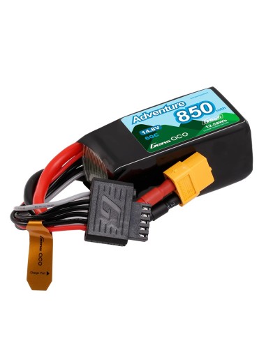 Gens ace G-Tech 850mAh 4S1P 14.8V 60C Adventure RC car Lipo Battery