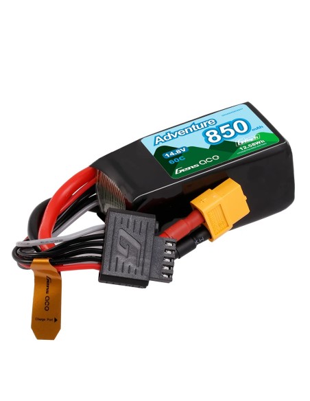 Gens ace G-Tech 850mAh 4S1P 14.8V 60C Adventure RC car Lipo Battery