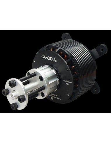 Motor Dualsky GA8000.8S de un eje 80-120CC (1140g, 160kv, 8200W)