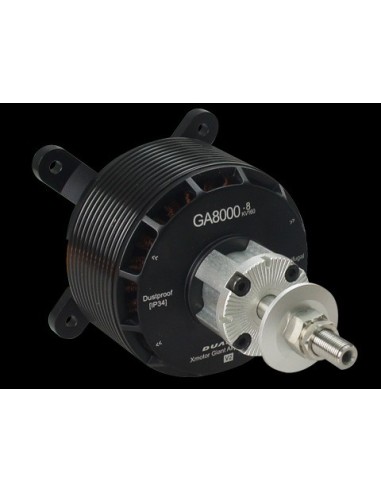 Motor Dualsky GA8000.8S de un eje 80-120CC (1140g, 160kv, 8200W)