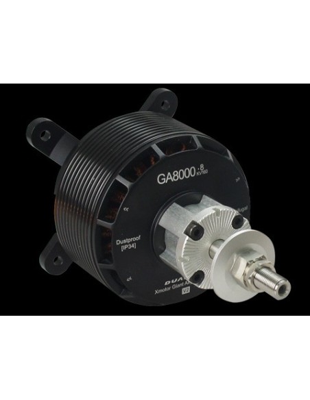 Motor Dualsky GA8000.8S de un eje 80-120CC (1140g, 160kv, 8200W)