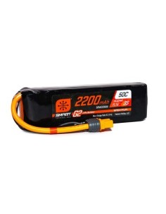 11.1V 2200mAh 3S 50C Smart G2 LiPo Battery: IC3
