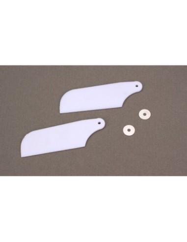 Tail Rotor Blade Set White: B450 330X 330S