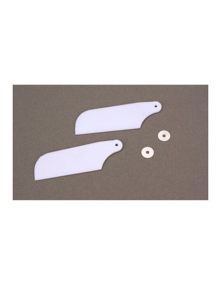 Tail Rotor Blade Set White: B450 330X 330S