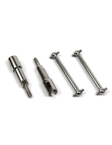 Maverick Steel Rear Driveshaft and Axle Set 2pcs