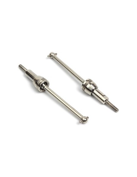 Maverick Steel Front Universal Driveshaft Set 2pcs