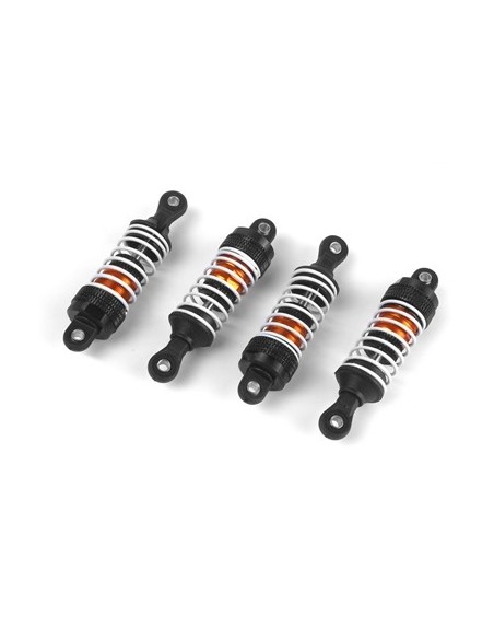 Maverick Aluminum Oil-Filled Shock Absorber Set Orange/4pcs