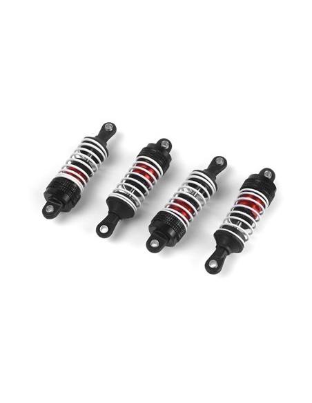 Maverick Aluminum Oil-Filled Shock Absorber Set Red/4pcs